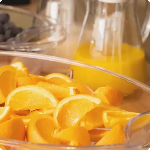 写真：朝食 フルーツ