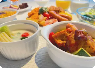 写真：旭川の朝食のスープカレー