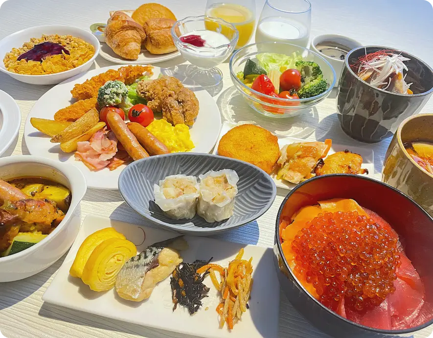 写真：旭川の朝食一例1