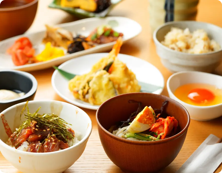 写真：別府ゆらり / イン別府の朝食一例2