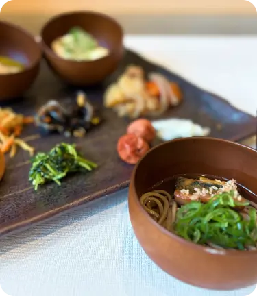 写真：朝食ブッフェの一例