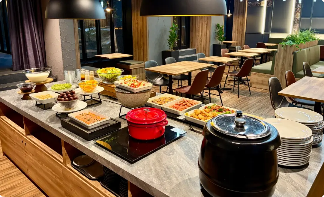 イメージ：朝食全景
