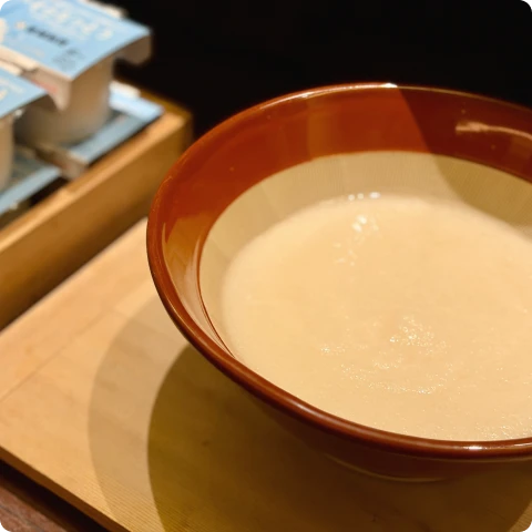 写真：朝食 納豆ととろろ