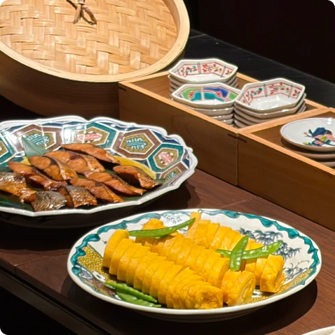 写真：朝食 全景