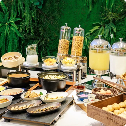 写真：朝食 