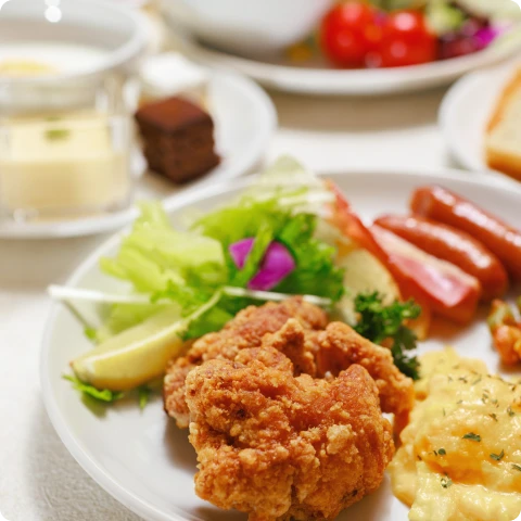写真：朝食 