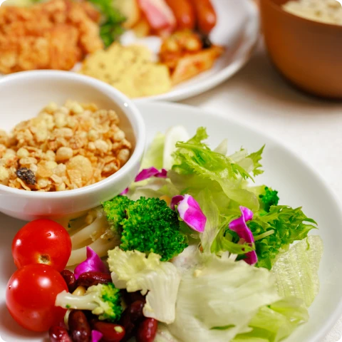 写真：朝食 