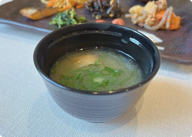 イメージ：九条ネギの味噌汁