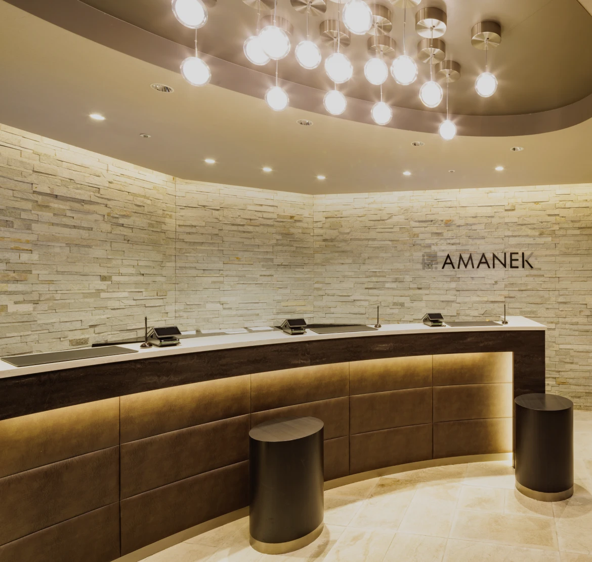 写真:アマネク大阪なんば 館内