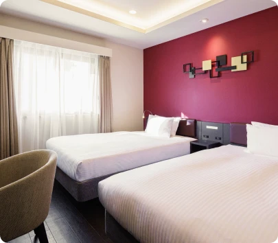 イメージ：全施設20㎡以上のゆとりある空間