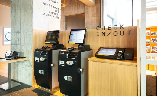 Automatic check-in machines make check-in smooth and simple
